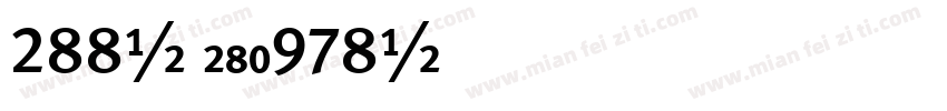 288- cia978字体转换